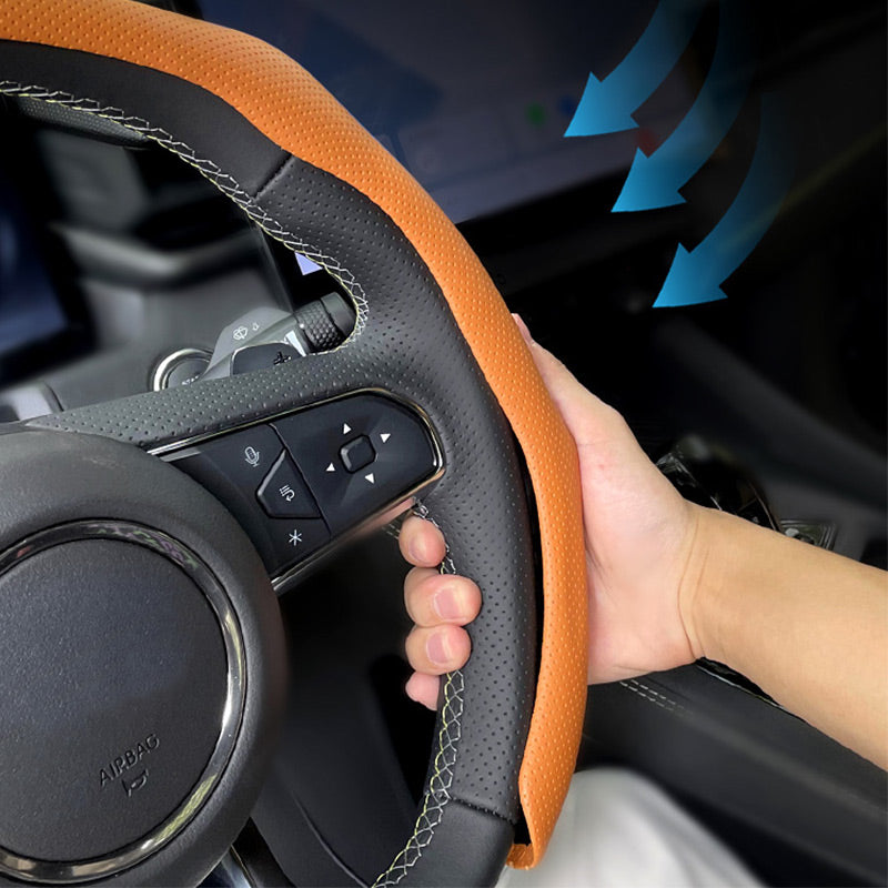 Breathable Non-Slip Ultra-Thin Steering Wheel Cover