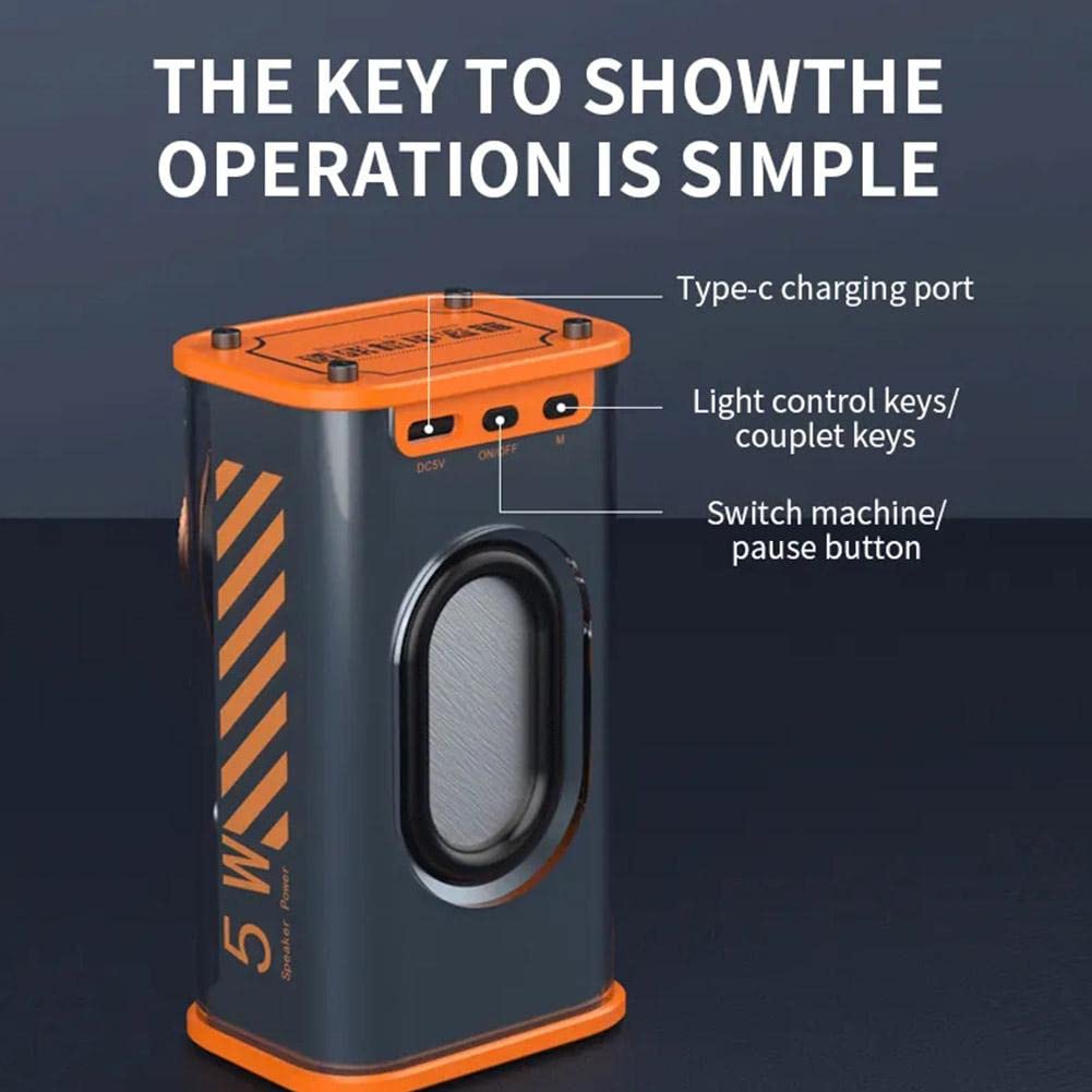 Outdoor Transparent Mecha Wireless Bluetooth Speaker