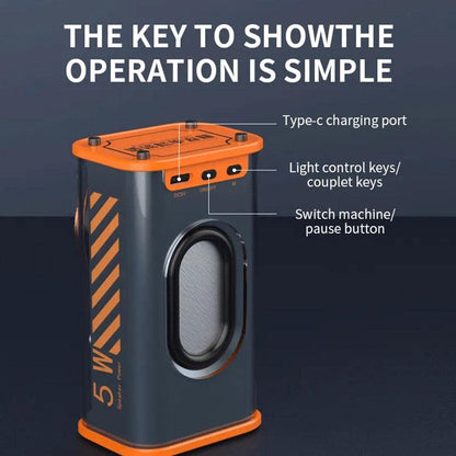 Outdoor Transparent Mecha Wireless Bluetooth Speaker