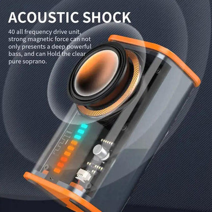 Outdoor Transparent Mecha Wireless Bluetooth Speaker