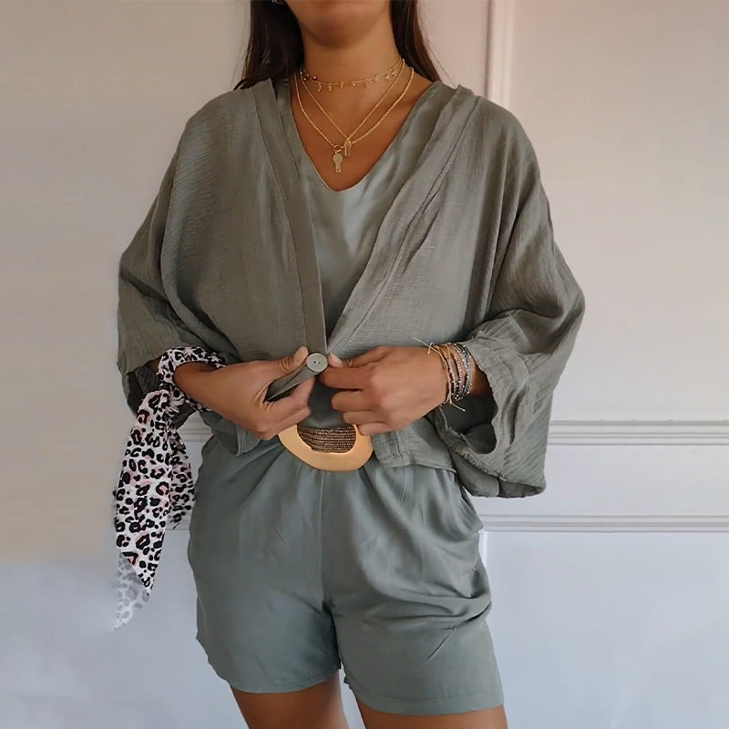 Women's Summer Batwing Sleeves Cardigan