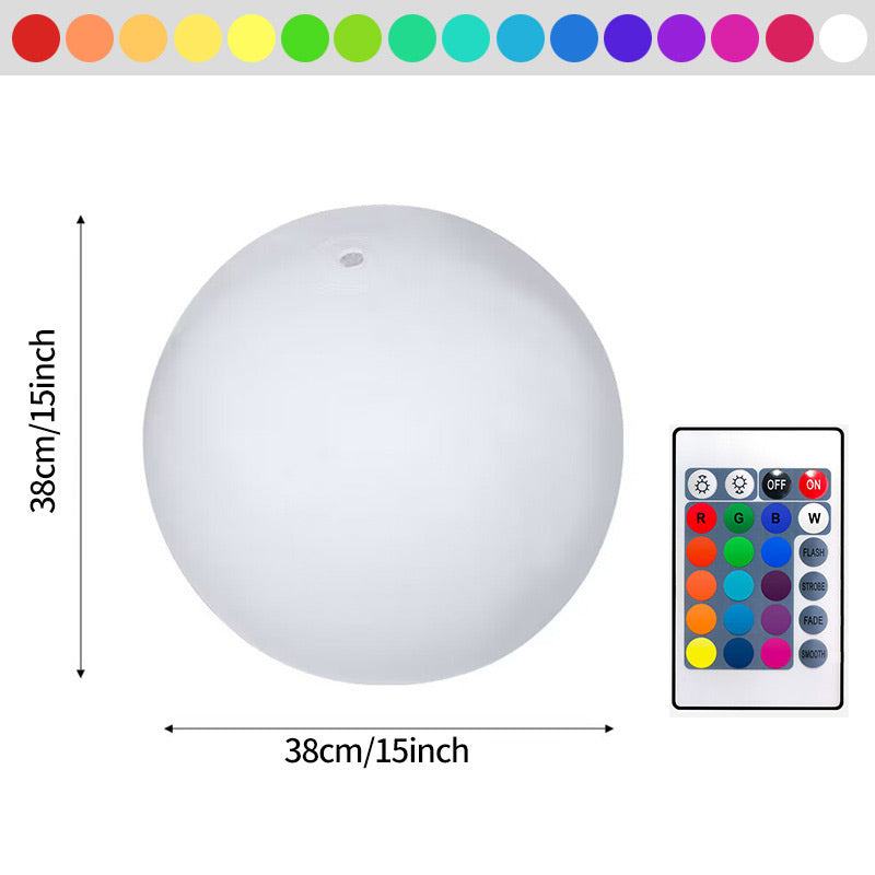 LED Light 16 Colors Luminous Beach Ball