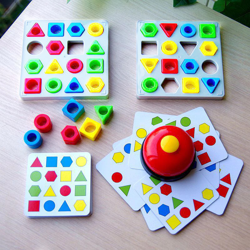 Shape Matching Game Color Sensory Educational Toy