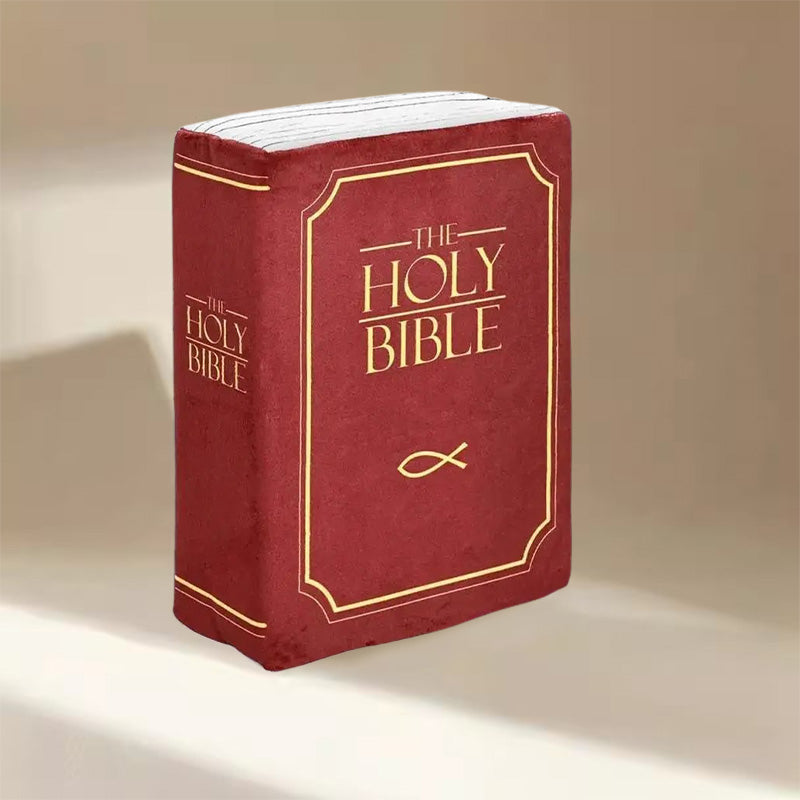 Cozy Simulation Bible-Covered Pillow