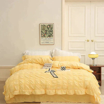 Cool Skin Friendly Lace Blanket 4 Piece Set (🔥Four Pieces Set In Special Hot Sale)