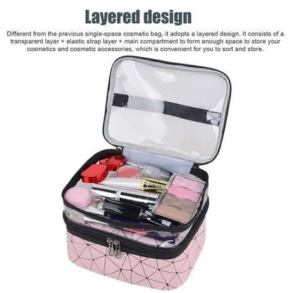 Double-layer Cosmetic Bag