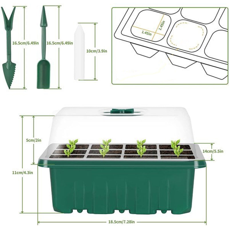 Seed Starter Trays with Grow Light