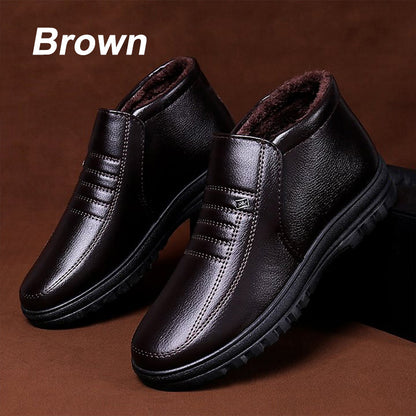 [Best Gift For Him] Men's Comfortable Plush Lined Warm Snow Boots