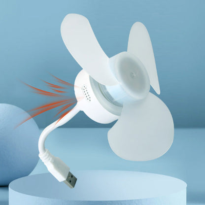 Outdoor Portable Silent Fan with One-button Switch Base