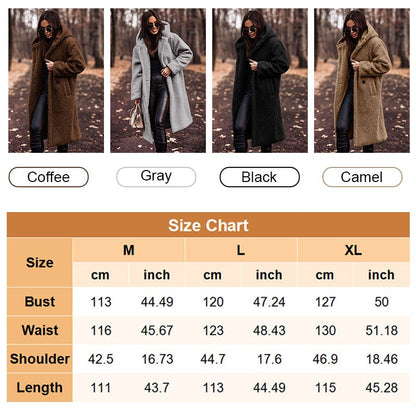 [Best Gift For Her] Women's Hooded Overcoat