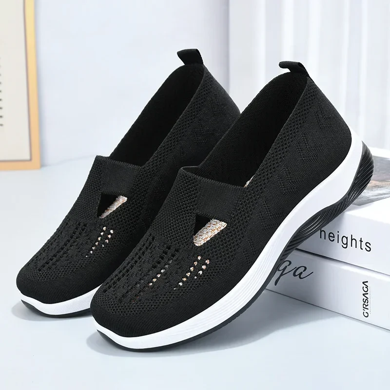 Women's Woven Orthopedic Breathable Soft Sole Shoes