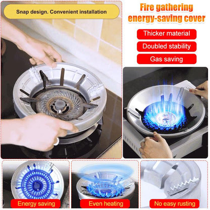 🔥Home Gas Stove Fire Gathering Energy-saving Cover