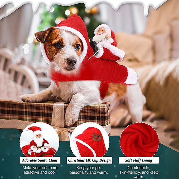 Christmas Dog Cosplay Clothes