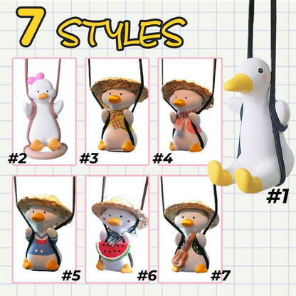 Kawaii Swing Duck Ornament