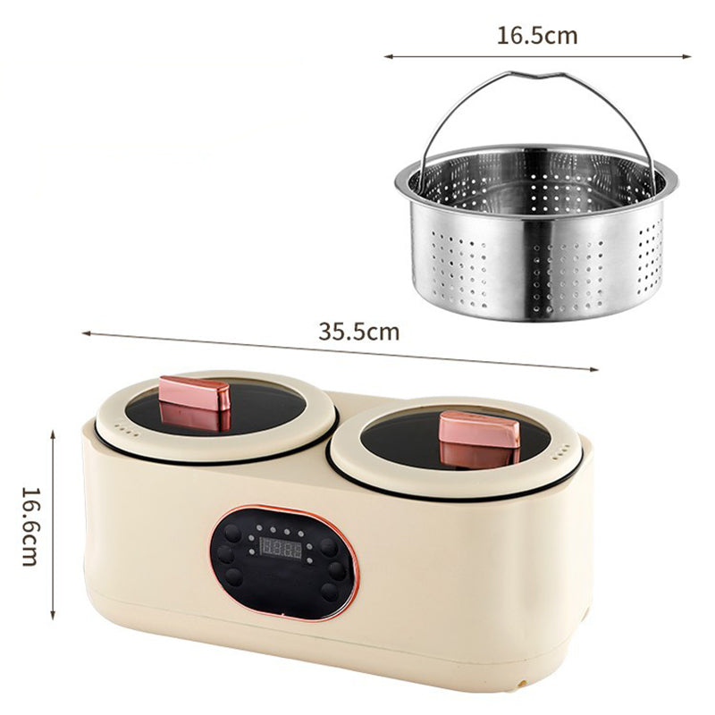 🍲Household Multi-functional Steaming and Cooking Integrated Double-gallon Electric Cooker