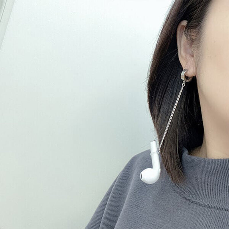 Fashion Anti-lost Earrings for Bluetooth Earbuds