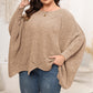 Women's Plus Size Crew Neck Jamper