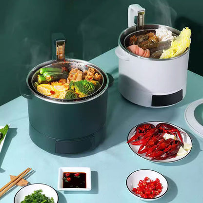 3L Smart Lifting Electric Hot Pot with Steaming Basket