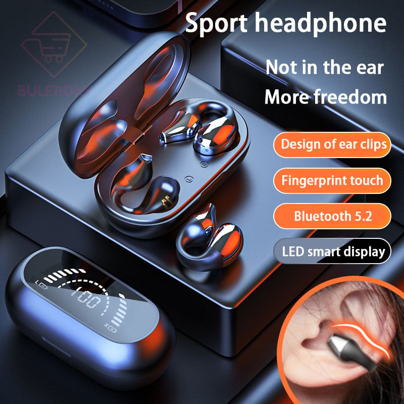 Mother's Day Promotion 74% OFF- Wireless Ear Clip Bone Conduction Headphones