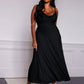Lulah Drape Maxi Dress with Built-in Bra