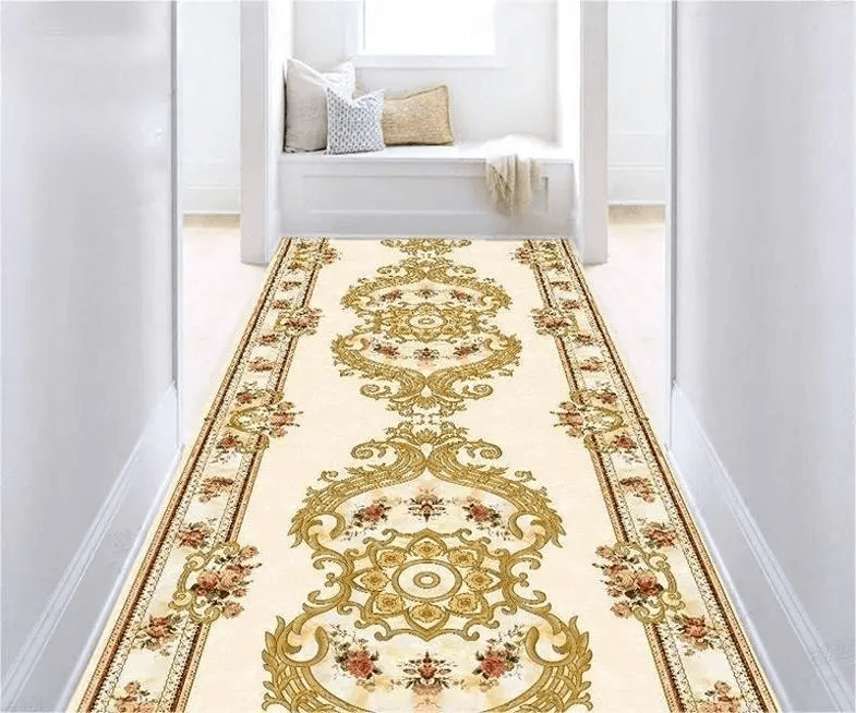 Cut-out 3D Carpet With Floral Flooring