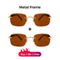 Men's Stylish Frameless High Definition Polarized Sunglasses