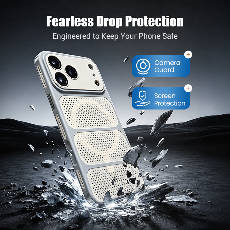 Breathable Honeycomb Vent MagSafe Phone Case
