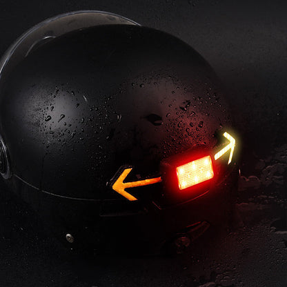 Bicycle Helmet Turn Signal Light