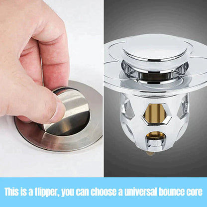 Universal Flower Shaped Pop-up Bathroom Sink Plug