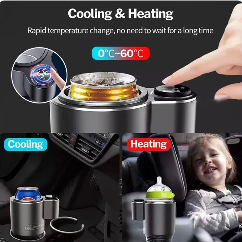 🔥Hot Sale🔥2-in-1 Smart Car Cup Cooler and Warmer