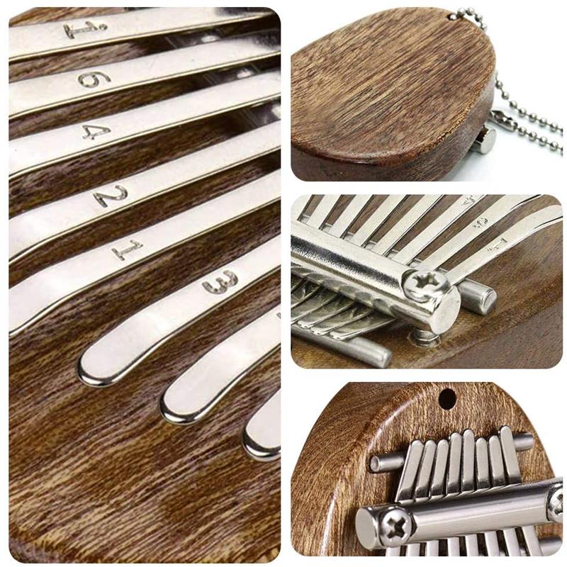 （🎅XMAS SALE）Croatian Crystal 8 Keys kalimba Thumb Piano✨BUY 3 FREE SHIPPING