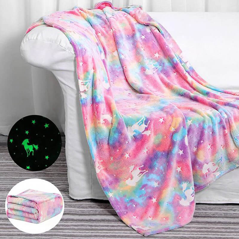 Nice Gift*Luminous Flannel Blanket