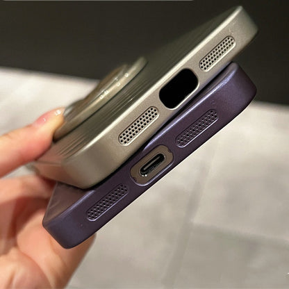 Ripple Pattern Magnetic Phone Case with Stand