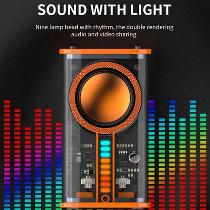 Outdoor Transparent Mecha Wireless Bluetooth Speaker