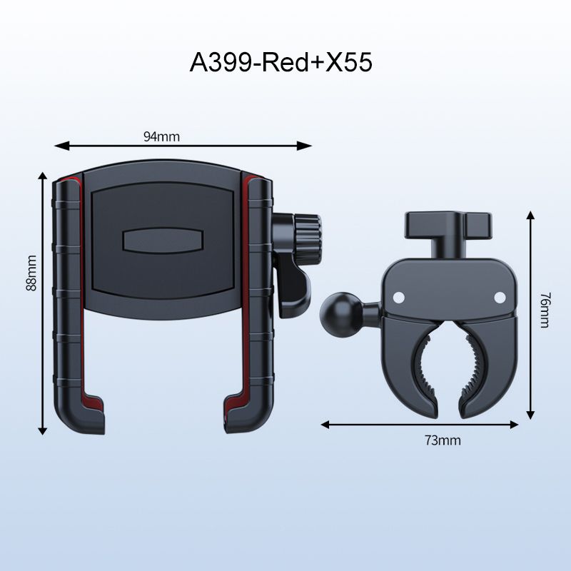 Shock-proof Bike Phone Mount Holder with Knob Locking