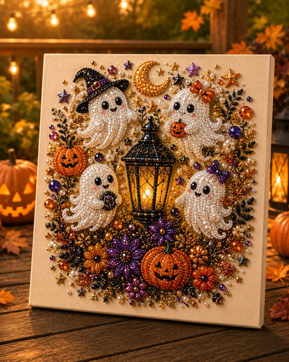 💎 Halloween Pearl Art DIY Kit – Turn Tiny Pearls into Spooky-Cute Magic 🎃✨