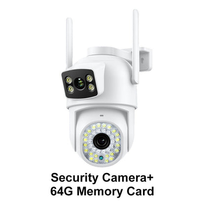 Dual Lens Auto Tracking HD Security Cameras