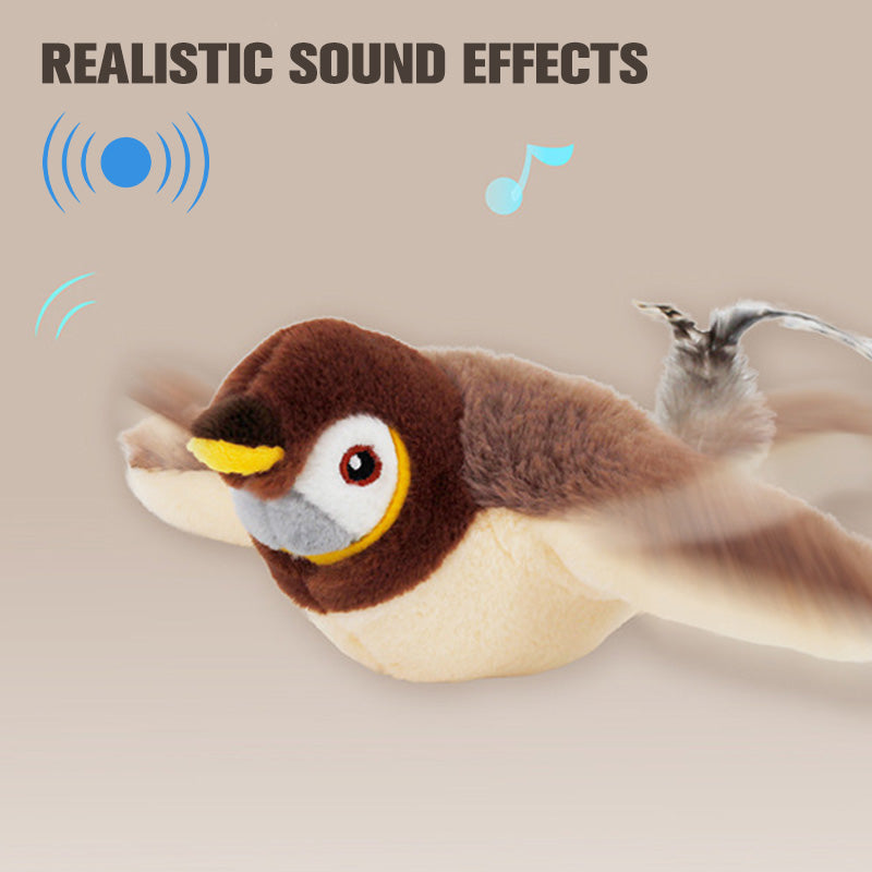 Rechargeable Touch Activated Cat Toys with Realistic Sounds Effects