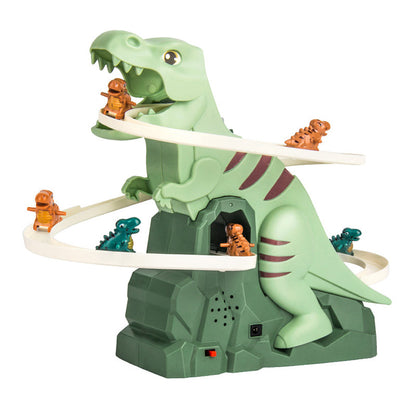 🎅Xmas Sales 🎄Electric Dinosaur Chase Race Track Playset