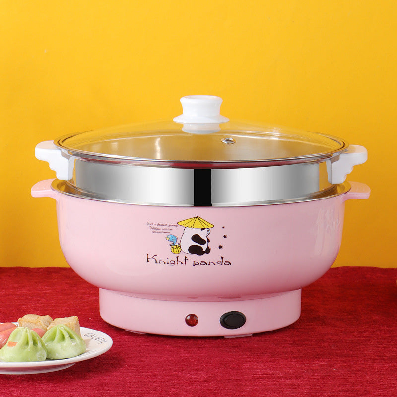 Multifunctional Electric Cooking Pot With Steamer