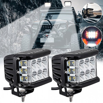 Dual Side Shooter Dual Color Strobe Cree Pods