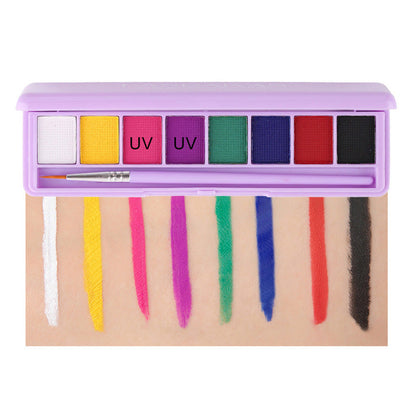 Water-Soluble Fluorescent Makeup Palette