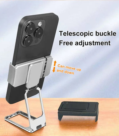 Newly Upgraded Back Clip Type 360 Portable Folding Bracket