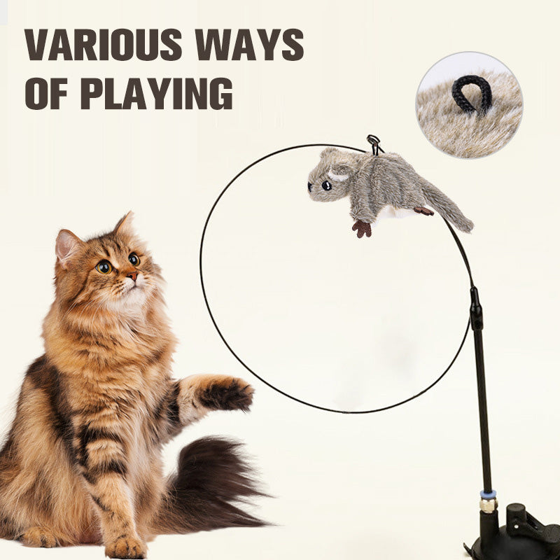 Rechargeable Touch Activated Cat Toys with Realistic Sounds Effects