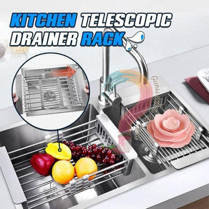 Kitchen Retractable Drainer Rack