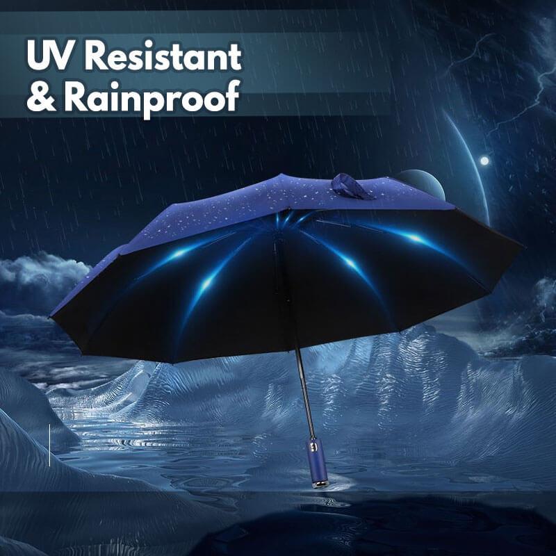 Windproof LED Sun & Rain Umbrella