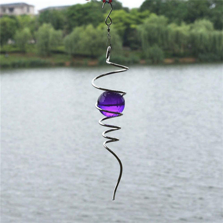 Decorative Crystal Gazing Ball Wind Spinner