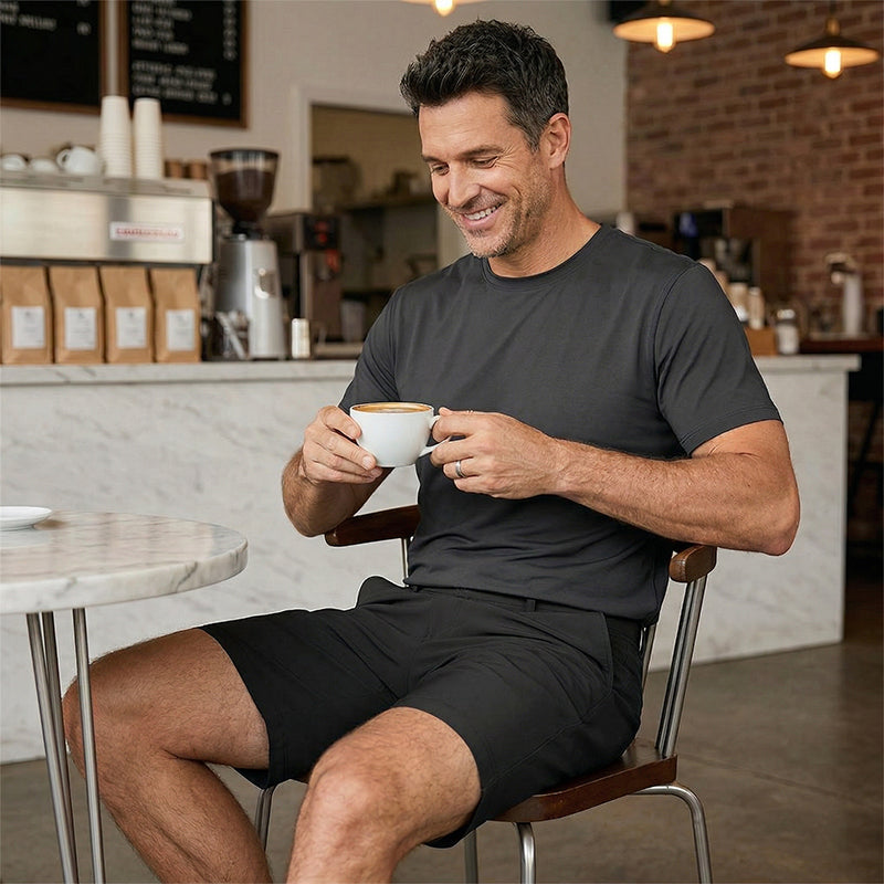 💎Quick-Dry Athletic Shorts for Men – 4-Way Stretch, Moisture-Wicking & Perfect for Gym, Golf or Daily Wear