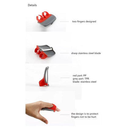 Sharp Blade Finger Peeler （50% OFF）