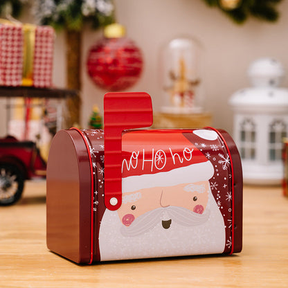 🎅Decor Christmas Cookie Tins Tinplate Candy Boxes